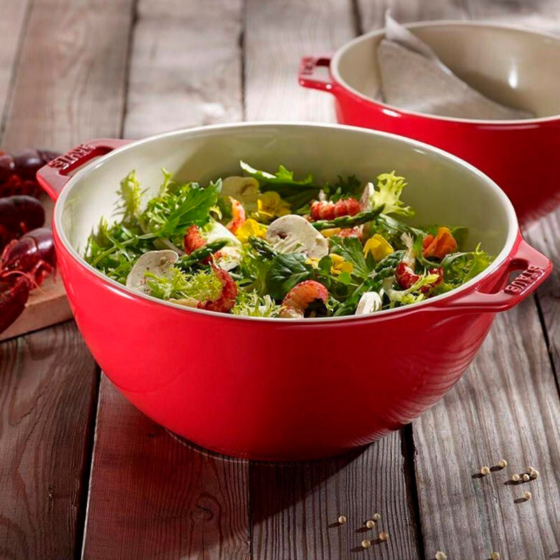 Ensaladera de Cerámica de 25 cm Rojo - STAUB - Image 2