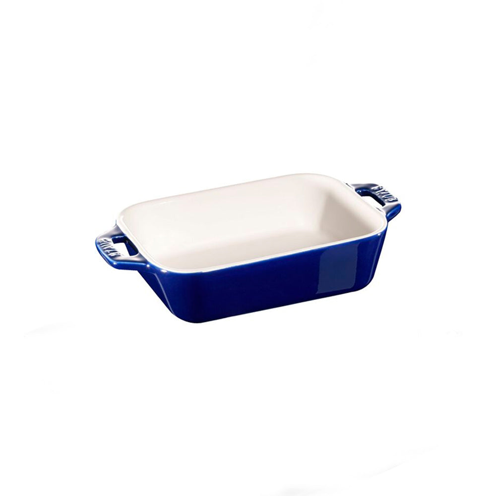 Fuente Rectangular de Cerámica 14 cm Azul - STAUB - Gallery 1