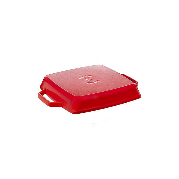 Grill Cuadrado de Hierro Fundido 23 cm Color Cereza - STAUB - Secondary