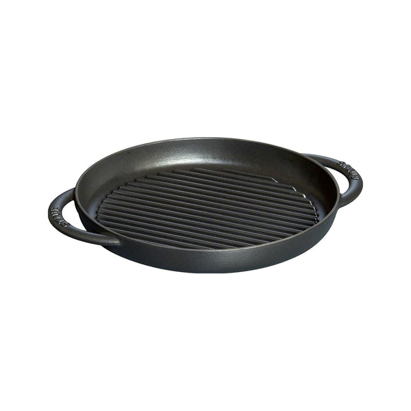 Grill Redondo de Hierro Fundido de 26 cm Color Negro - STAUB