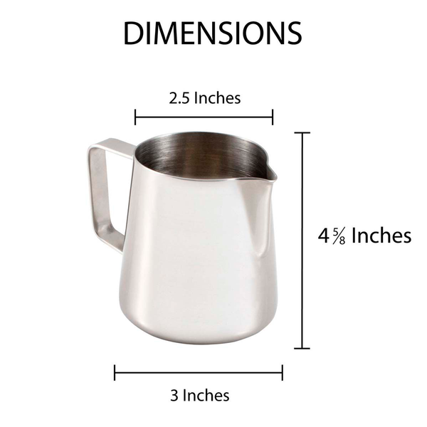 Jarra de Acero para Espumar Leche de 12 Oz - FINO - Secondary
