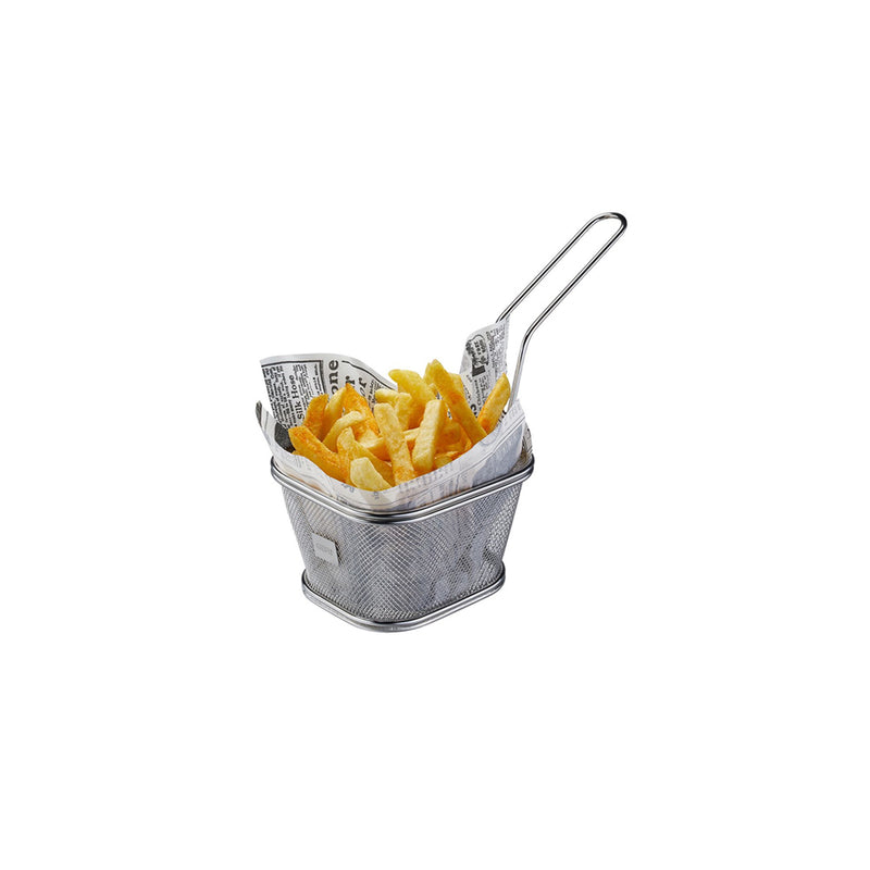 Mini Canasta para Servir Tamaño L de Acero Inoxidable Modelo BBQ - GEFU - Image 1