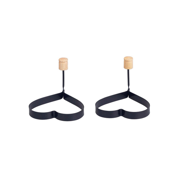 Set de 2 Moldes Corazón para huevos de 10 CM - HIC
