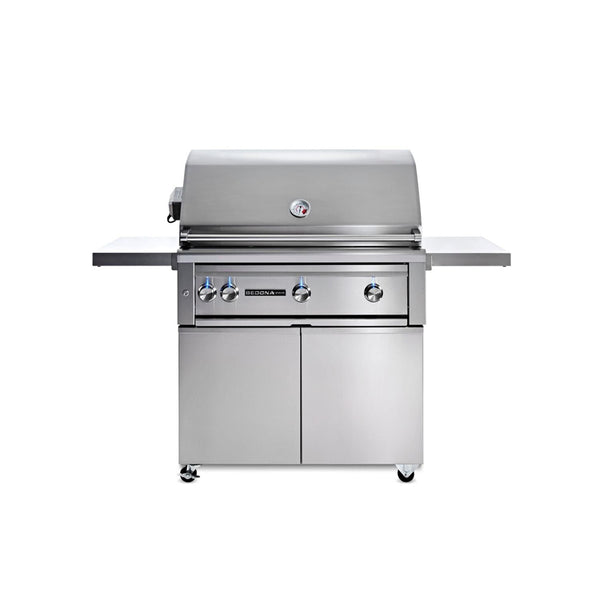 Parrilla con Carrito de 36" con Pro Sear y Rosticero - LYNX