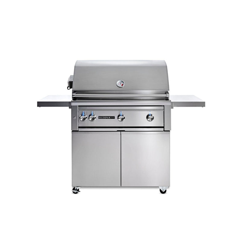 Parrilla con Carrito de 36" con Pro Sear y Rosticero - LYNX - Image 1