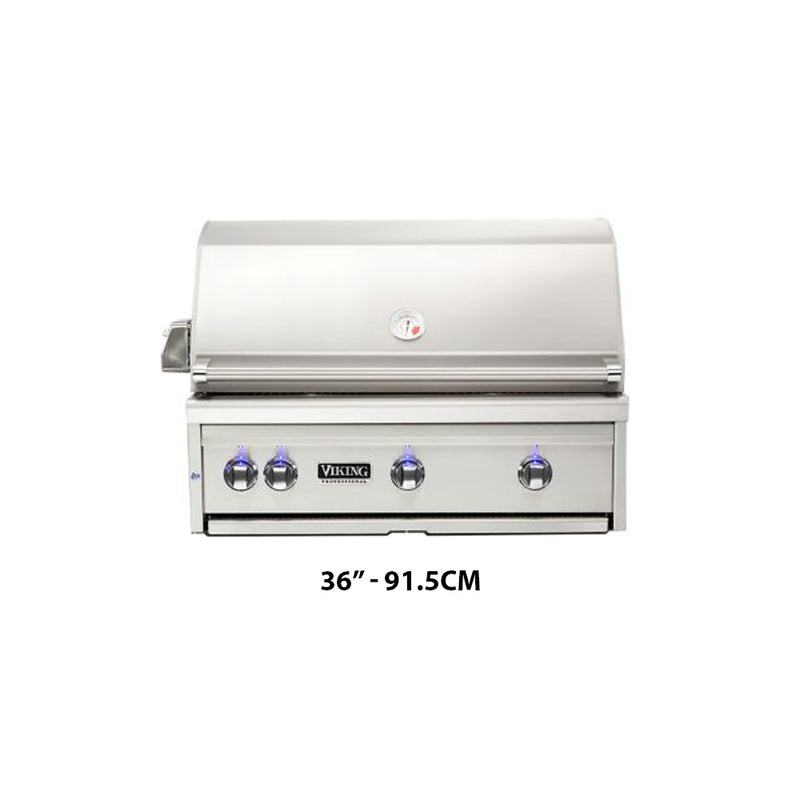 Parrilla Empotrada con Quemador Prosear y Rosticero SERIE 5 de 30”-36”-42”-54" o 76 -91.5 -107-138 cm - VIKING - Image 2