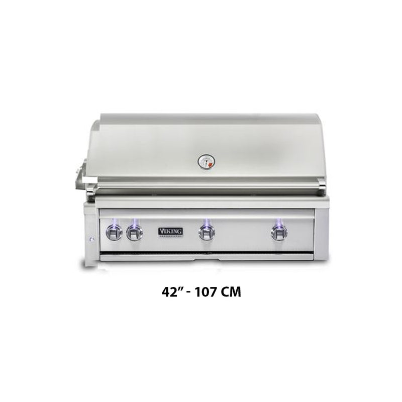 Parrilla Empotrada con Quemador Prosear y Rosticero SERIE 5 de 30”-36”-42”-54" o 76 -91.5 -107-138 cm - VIKING - Image 3