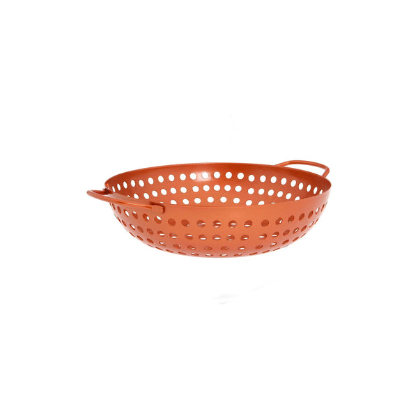 Wok Redondo Antiadherente para Parrilla de Cobre de 27 cm - OUTSET