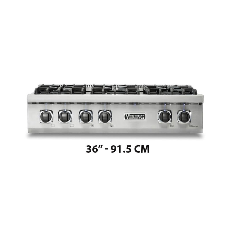 Rangetop Serie 5 de 30”-36"-48" o 76 - 91.5 - 122 cm - VIKING - Image 3