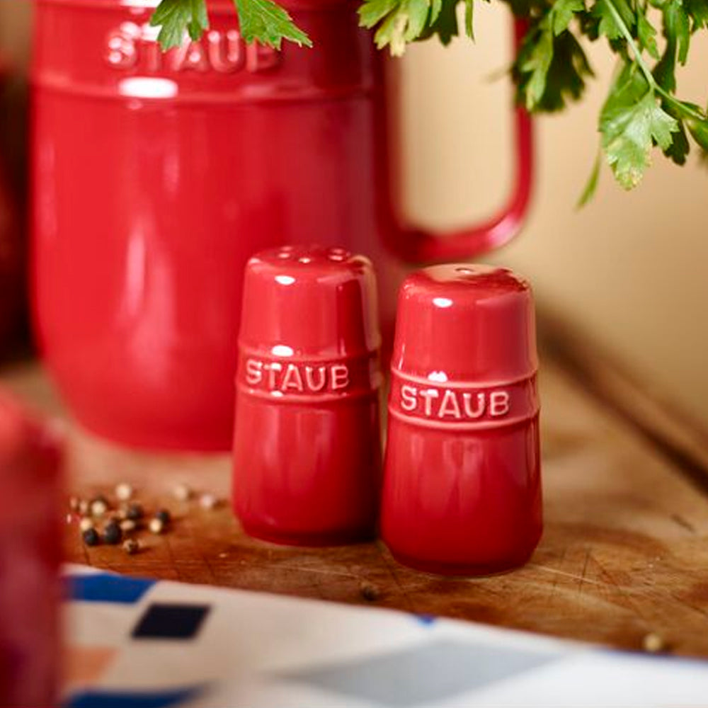 Set Salero Pimentero de Cerámica Rojo - STAUB - Gallery 4