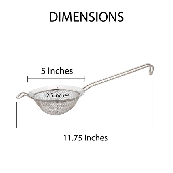 Colador de Acero Extra Fino 12 CM - HIC - Secondary