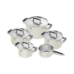Set de Ollas de 5 Pzs de Acero Inoxidable Color Blanco Marfil Modelo Zwilling Pure – ZWILLING - Thumbnail 1