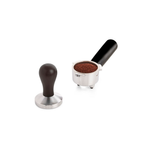 Tamper de Café de Hierro Cromado con Mango de Madera de 8.9 CM - FINO - Thumbnail 2