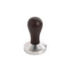 Tamper de Café de Hierro Cromado con Mango de Madera de 8.9 CM - FINO