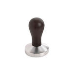 Tamper de Café de Hierro Cromado con Mango de Madera de 8.9 CM - FINO - Thumbnail 1