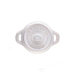 Mini Cocotte Redondo de Cerámica de 10 cm Blanco Marfil -STAUB - Thumbnail 4