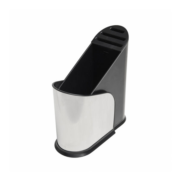UM1009551 047 01 - Porta Utensilios Multifuncional de Acero y Plástico Modelo Furlo Color Negro- UMBRA - - D'Cocina