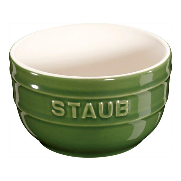 ST40511 135 0 01 - Set de Ramekin Redondo de Cerámica de 9 cm Verde - STAUB - - D'Cocina