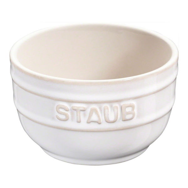 ST40511 859 0 01 - Set de 2 Mini Bowls de Cerámica de 9 cm Blanco -STAUB - - D'Cocina
