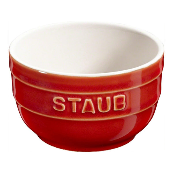 ST40512 001 0 01 - Set de 2 Mini Bowls de Cerámica de 9 cm Rojo -STAUB - - D'Cocina