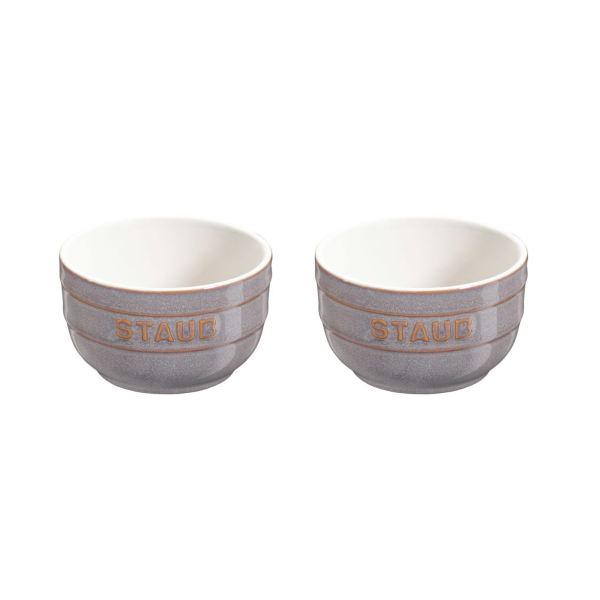 JPG TAZAS 2023 11 24T132625.154 - Set de 2 Mini Bowls de Cerámica de 9 cm Gris -STAUB - - D'Cocina