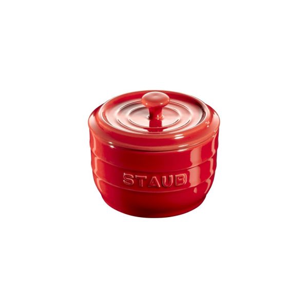 ST40511 562 0 01 - Salero de Cerámica de 10 cm Rojo - STAUB - - D'Cocina