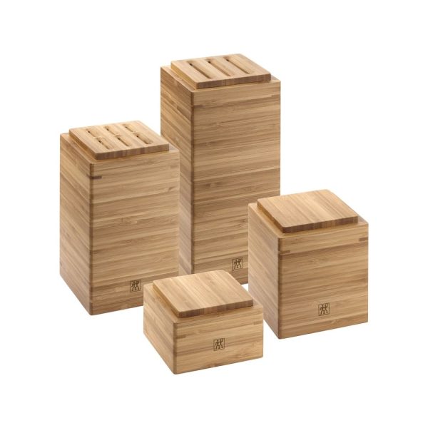 ZW35101 400 0 01 - Set de almacenamiento de madera de bambú 4 piezas- ZWILLING - - D'Cocina
