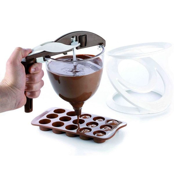 SK70095990065 03 - Embudo Dosificador de Chocolate Funnel Choc - SILIKOMART - - D'Cocina