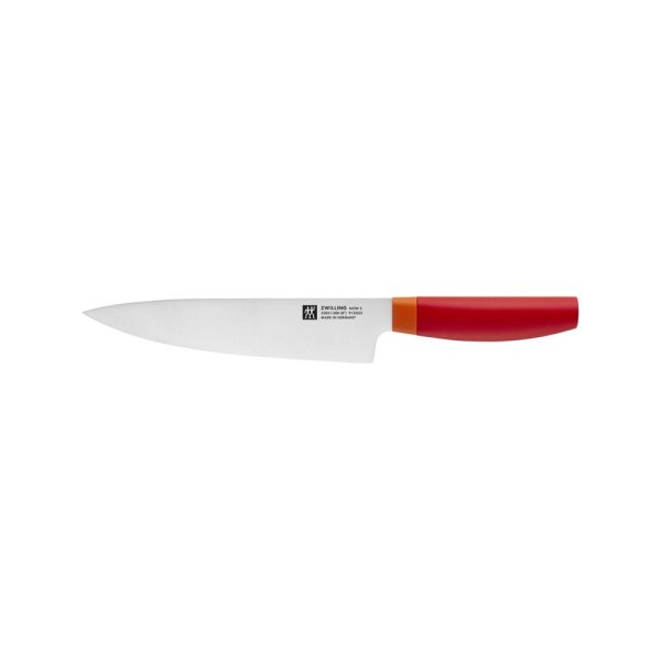 ZW53021 201 0 01 - Cuchillo de Chef 20 cm Color Rojo Modelo Zwilling Now S - ZWILLING - - D'Cocina