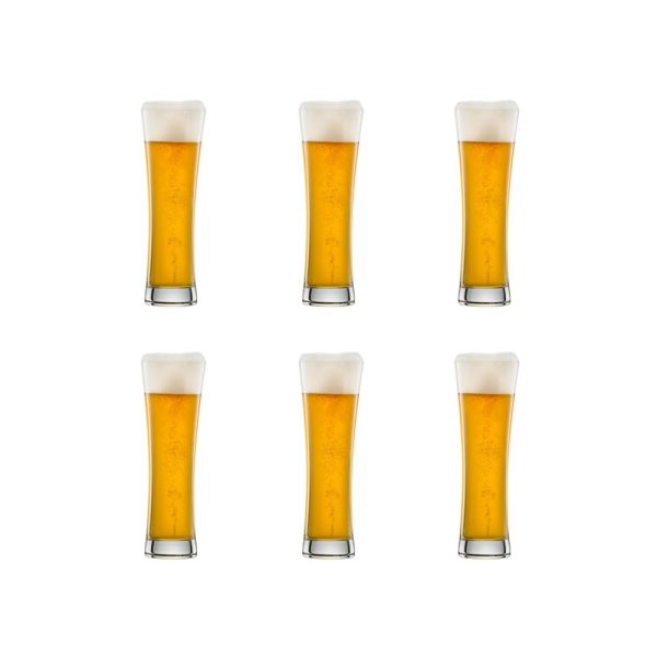 SZ115270 01 - Set de 6 Vasos Pequeño para Cerveza 451 ml Modelo Beer Basic - SCHOTT ZWIESEL - - D'Cocina