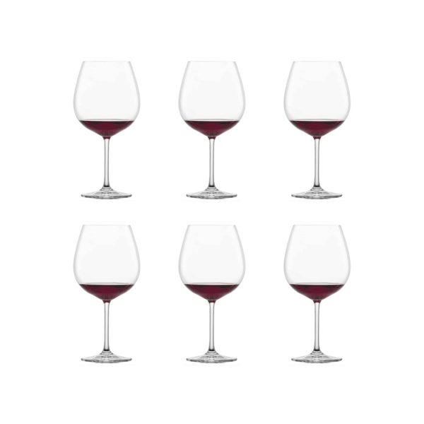 SZ115589 01 - Set de 6 Copas para Vino Borgoña 783 ml Modelo Ivento - SCHOTT ZWIESEL - - D'Cocina
