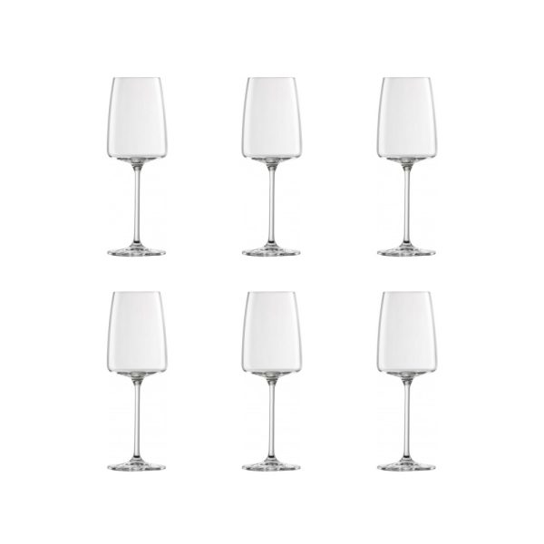 SZ120588 03 - Set de 6 Copas para Vino Tinto/Blanco 363 ml Modelo Vivid Senses - SCHOTT ZWIESEL - - D'Cocina