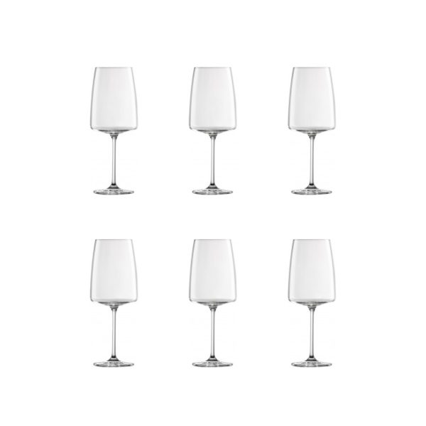 SZ120593 03 - Set de 6 Copas para Vino Tinto/Blanco 660 ml Modelo Vivid Senses - SCHOTT ZWIESEL - - D'Cocina