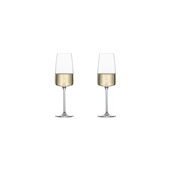 SZ122430 01 - Set de 2 Copas para Champagne 388 ml Modelo Vivid Senses - SCHOTT ZWIESEL - - D'Cocina