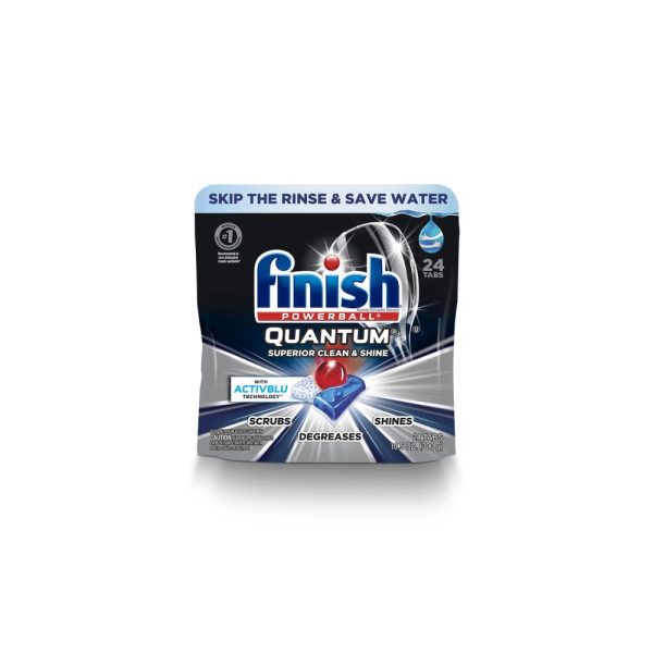 FIF008 01 - 24 Tabletas de Detergente para Lavavajillas Powerball Quantum - FINISH - - D'Cocina