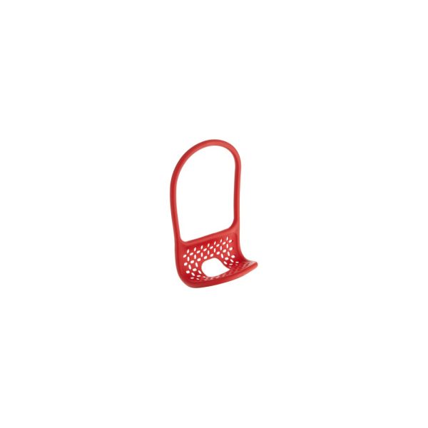 UM1004294 505 01 - Porta Esponja/Cepillo Flexible para Lavadero Color Rojo Modelo Sling - UMBRA - - D'Cocina