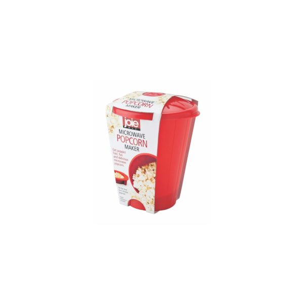 JO14001 01 - Popcorn Maker para Microondas de Plástico Color Rojo - JOIE - - D'Cocina