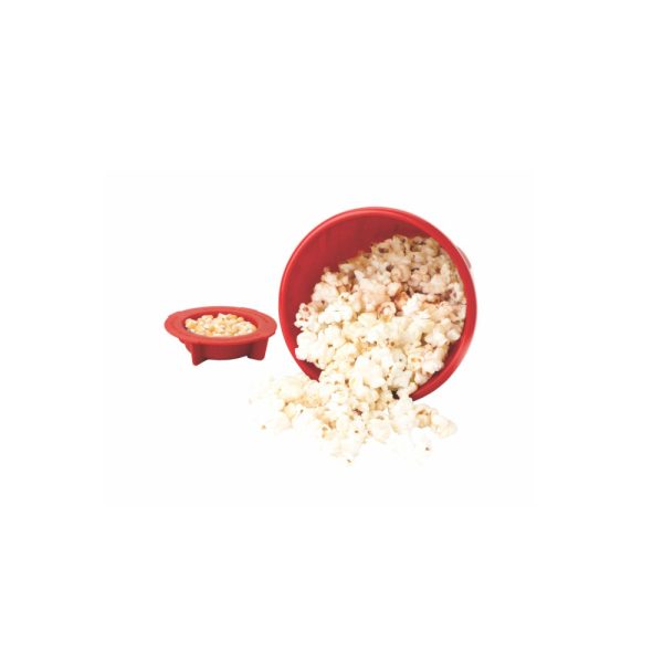 JO14001 02 - Popcorn Maker para Microondas de Plástico Color Rojo - JOIE - - D'Cocina