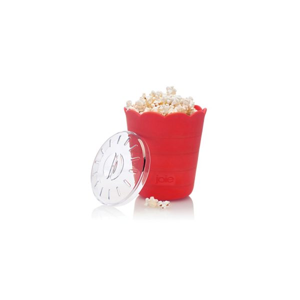 JO14449 RD 01 - Popcorn Maker Plegable para Microondas de Silicona Color Rojo - JOIE - - D'Cocina