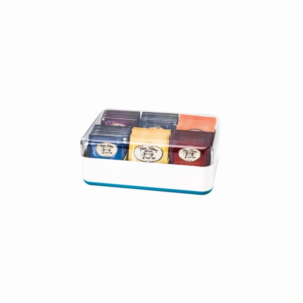 JO10091 SK 01 - Caja para Té de 6 Compartimentos Color Celeste - JOIE - - D'Cocina