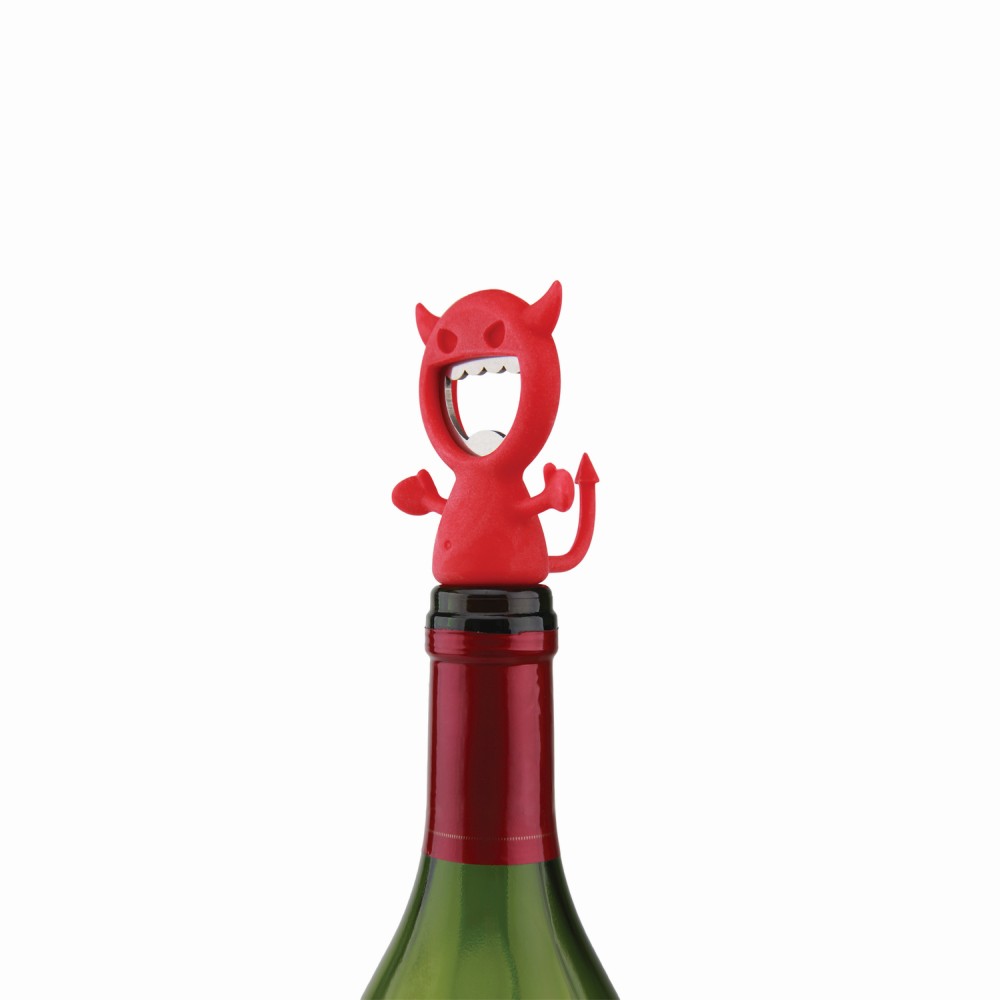 Tapa para Vino/Destapador de Botellas de Diablo 2 en 1 Modelo Devil - JOIE  | D'Cocina