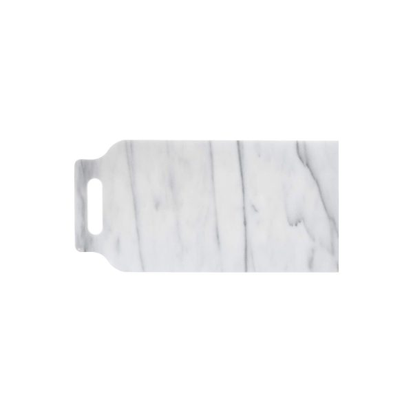 FR3870 02 - Tabla para Quesos de Mármol 46 x 23 cm Color Blanco - FOX RUN - - D'Cocina