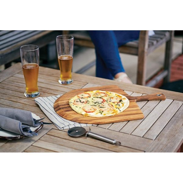 IR28214 08 - Pala para Pizza de Madera 36 x 51 cm Modelo Napoli - IRONWOOD - - D'Cocina