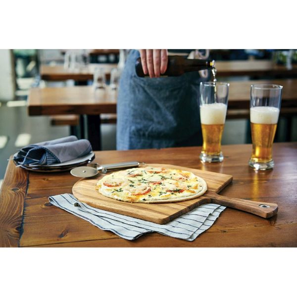 IR28214 09 - Pala para Pizza de Madera 36 x 51 cm Modelo Napoli - IRONWOOD - - D'Cocina