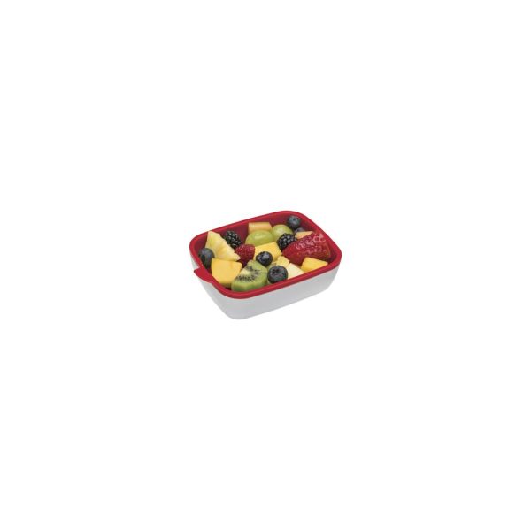 JO60023 RD 02 - Táper para Snacks de Plástico Color Rojo - JOIE - - D'Cocina