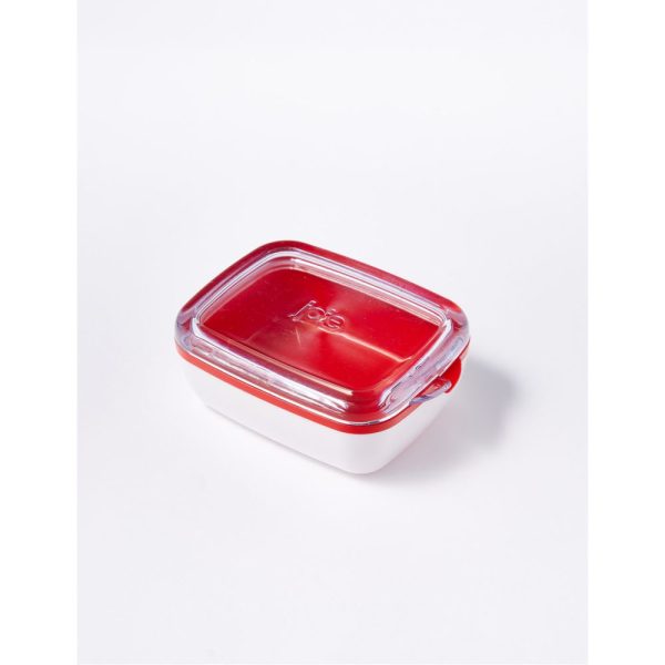 JO60023 RD 04 - Táper para Snacks de Plástico Color Rojo - JOIE - - D'Cocina