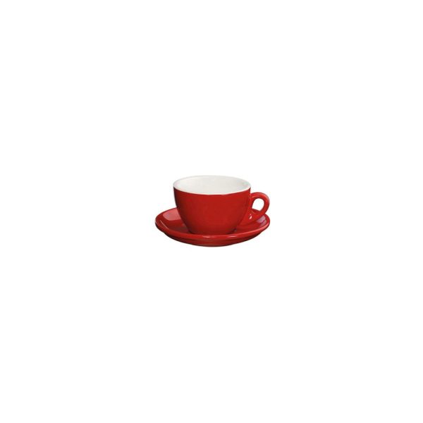 CL215182 01 - Taza para Cappuccino 100 ml Color Rojo Modelo Roma - CILIO - - D'Cocina