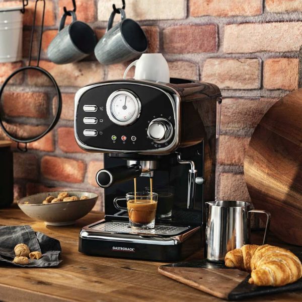 GB42615 04 - Cafetera Eléctrica para Espresso Modelo Design Basic - GASTROBACK - - D'Cocina