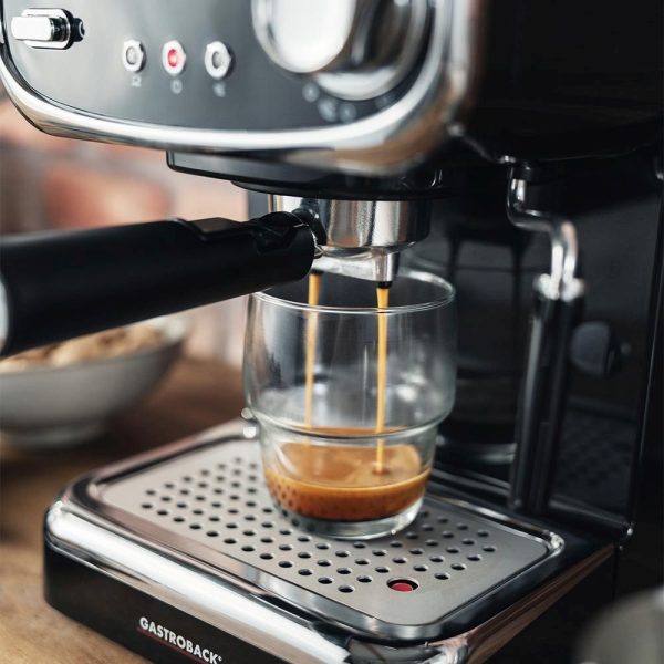 GB42615 05 - Cafetera Eléctrica para Espresso Modelo Design Basic - GASTROBACK - - D'Cocina