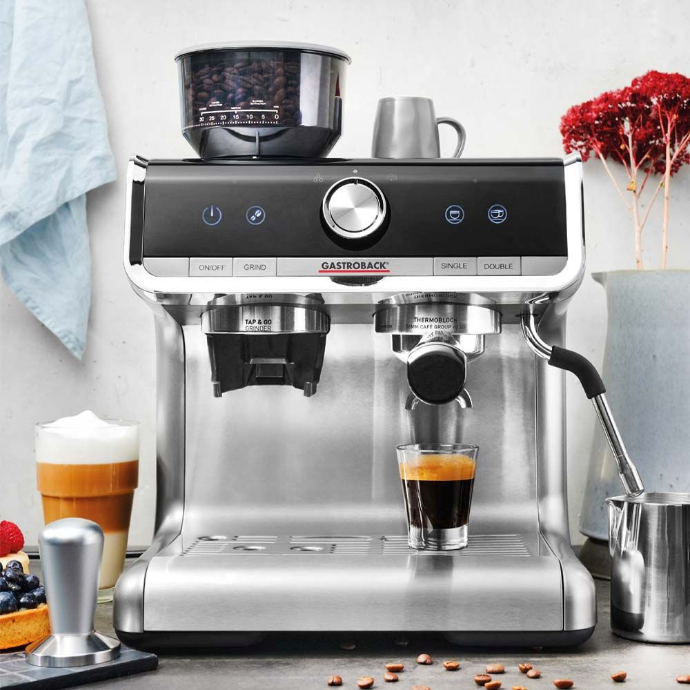 Cafetera Eléctrica para Espresso Modelo Design Barista Pro - GASTROBACK |  D'Cocina